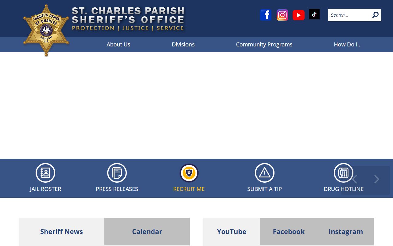St. Charles Parish court records Sheriff homepage